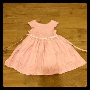 🐇HP🌸Eyelet Dress Sweet Heart Rose Girls Size 6